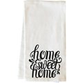 One Bella Casa One Bella Casa 75136TW Home Sweet Home Tea Towel - Black 75136TW